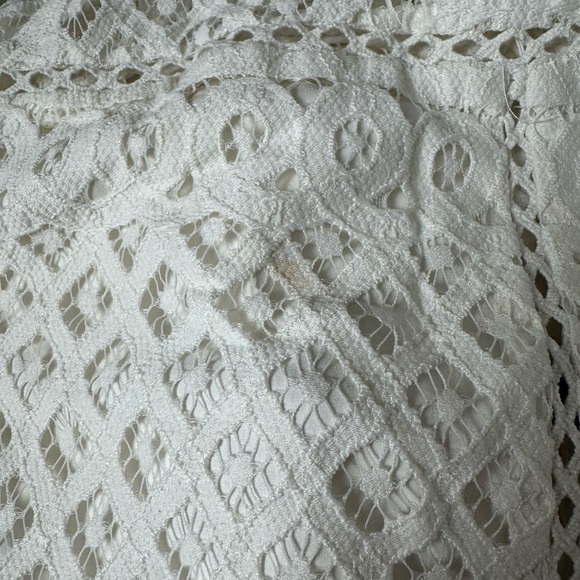 Parker Tulum Cambo White Lace Dress Halter, Midi, Asymmetrical I10 - Picture 11 of 11